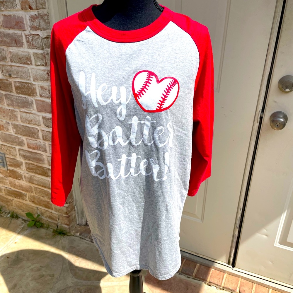 Sport Tek, 3/4 Sleeve, Baseball Shirt, Size M